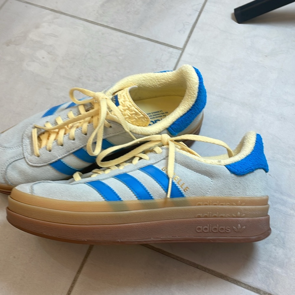 Blue Gazelle Adidas Bold Shoes
